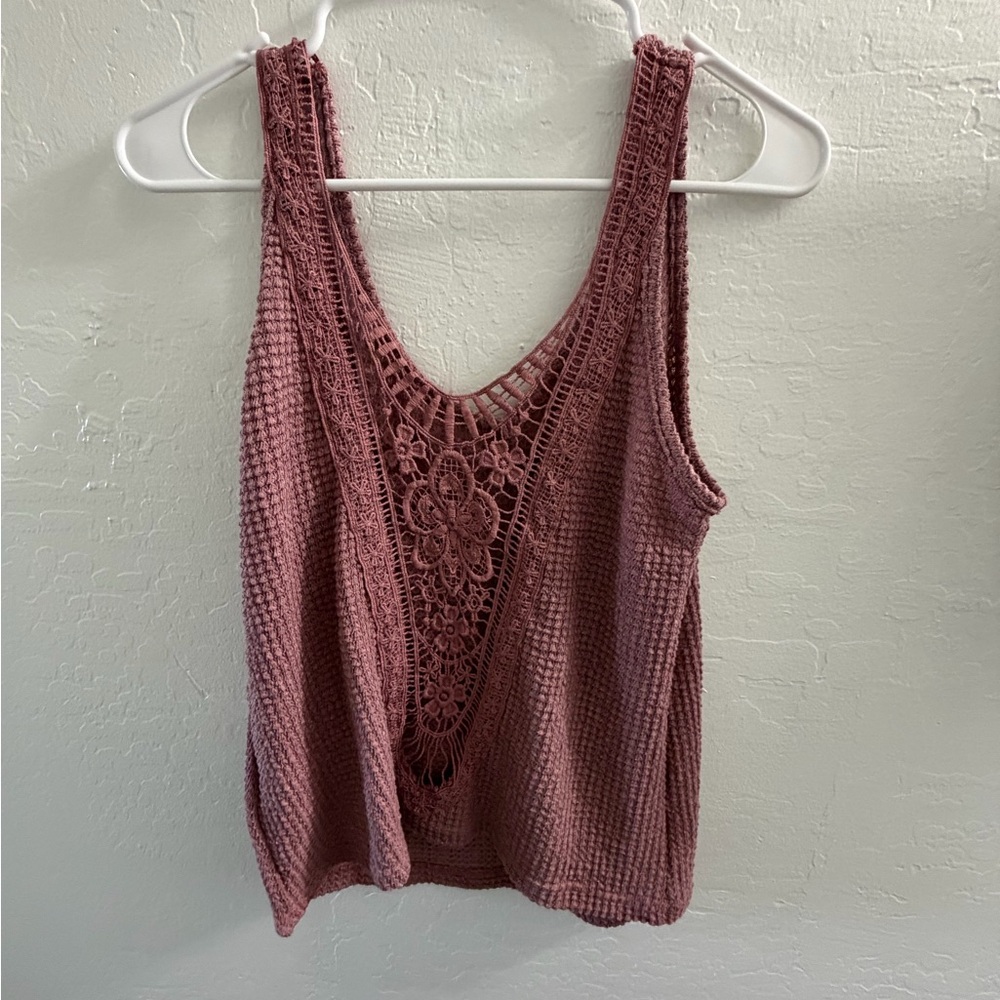 SHEIN Dusty Rose Textured Knit